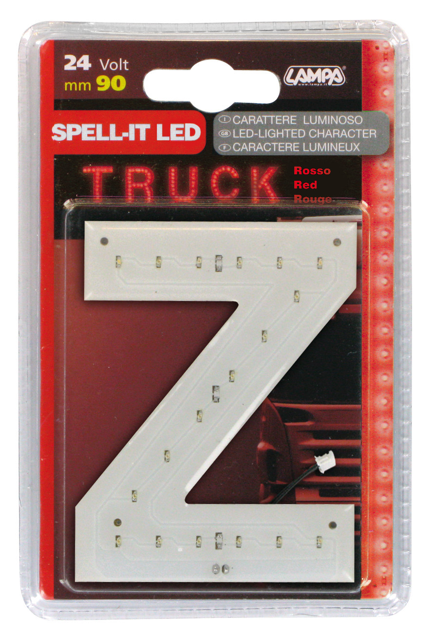 SpelL-It Led, 90 Mm, 24v - Rosso - Z