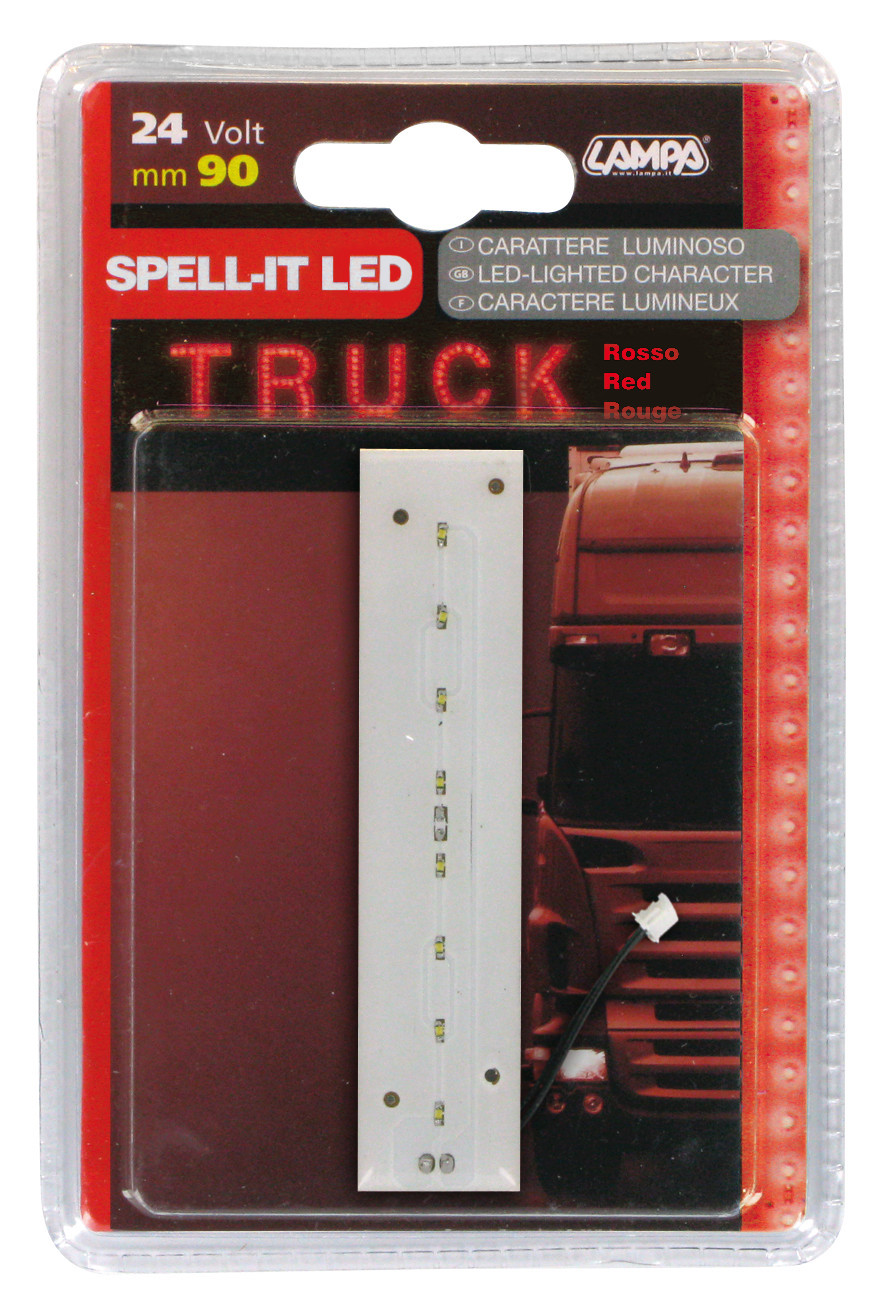 SpelL-It Led, 90 Mm, 24v - Rosso - I