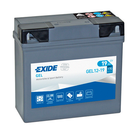 Batteria 12v - Exide Bike Gel - 19 Ah - 170 A