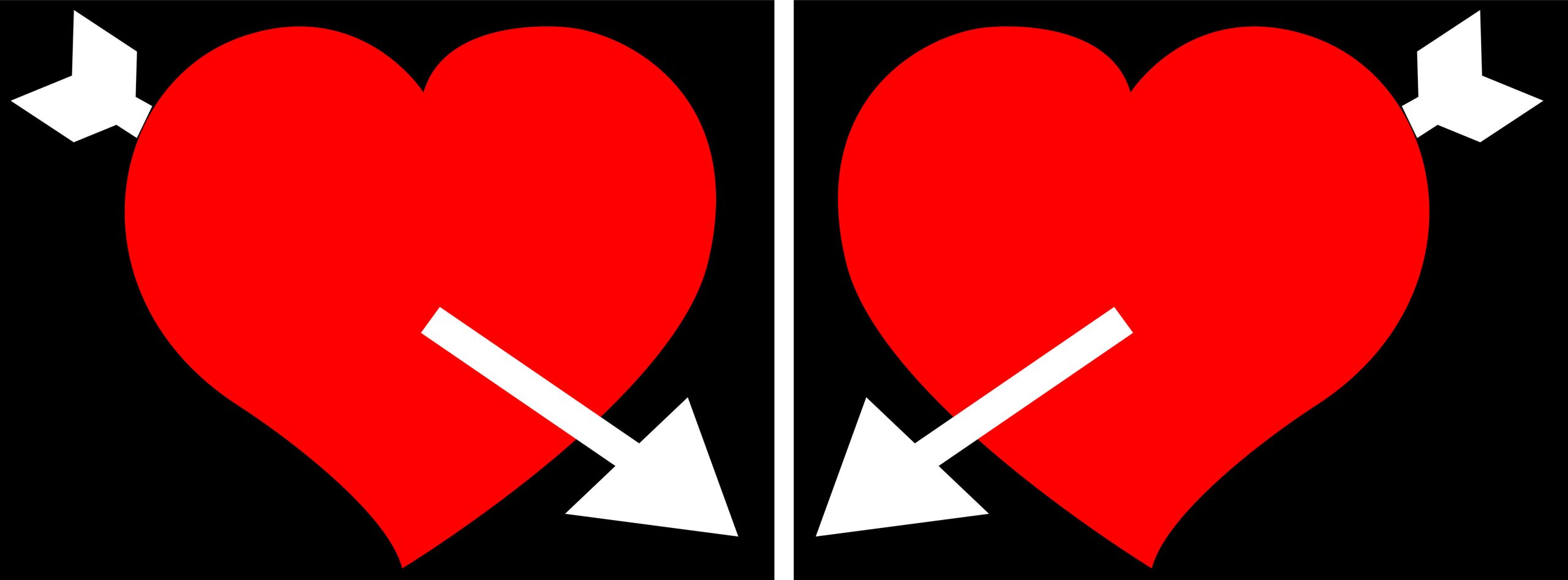 SpelL-It Led Coppia Emblemi, 24v - Cuore