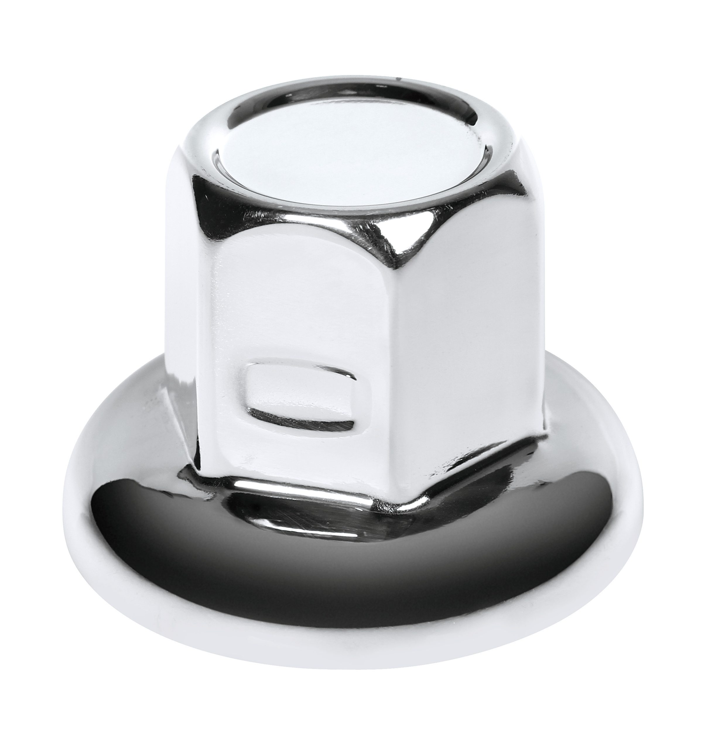 American, Set 40 Copribulloni Testa Piatta In Acciaio Inox - Ø 33 Mm - Cromo