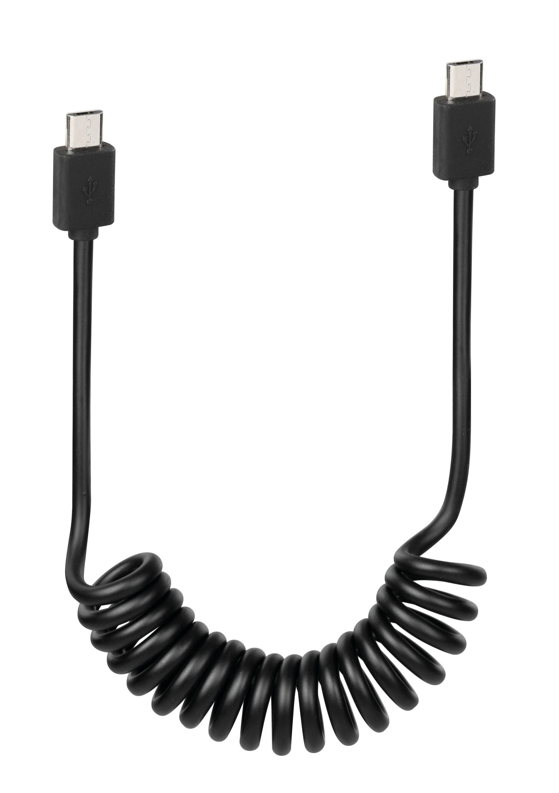 Cavo A Spirale Per Ebike, Micro Usb > Micro Usb