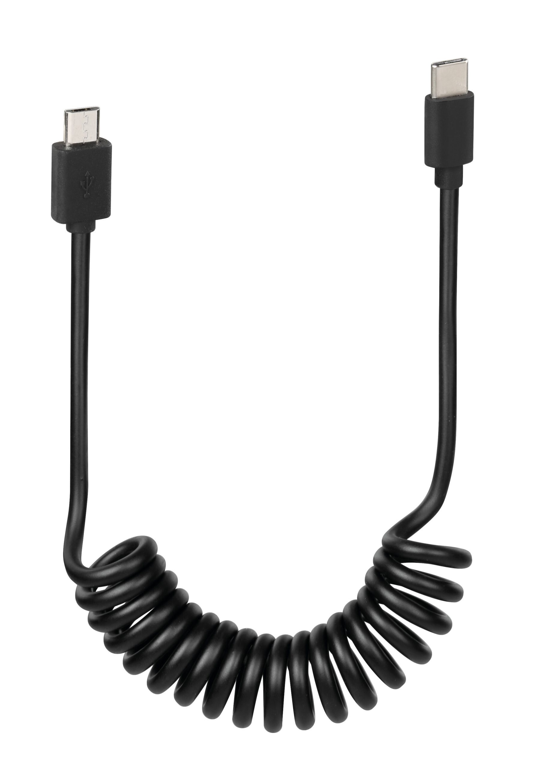 Cavo A Spirale Per Ebike, Micro Usb > Type C