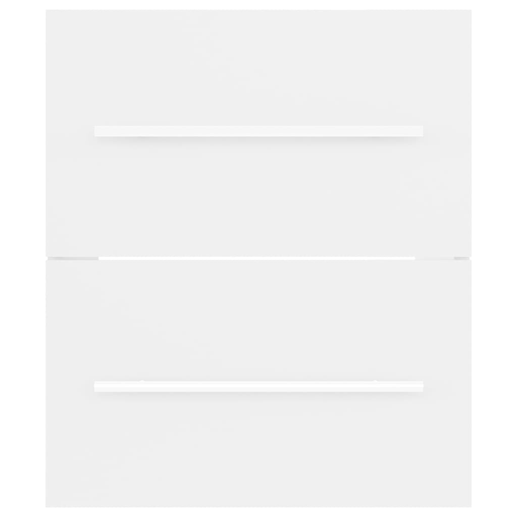 Mobile Lavabo Bianco 41x38,5x48 Cm In Legno Multistrato - Image 3