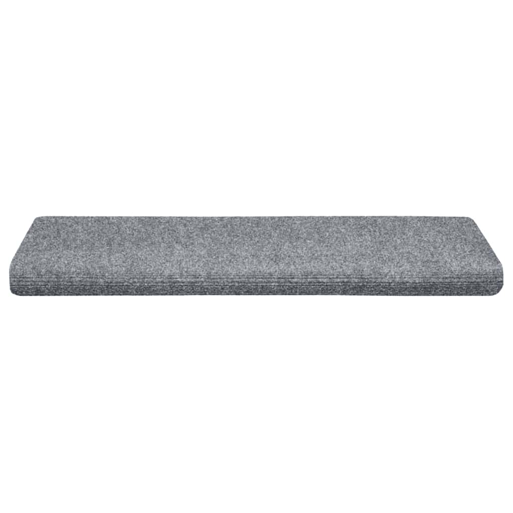 Tappetini Per Scale Autoadesivi 5 Pz 65x21x4 Cm Grigio Chiaro Bordo Rettangolare - Image 4