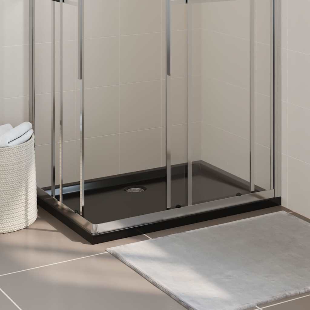 Piatto Doccia In Abs Rettangolare Nero 70x100 cm
