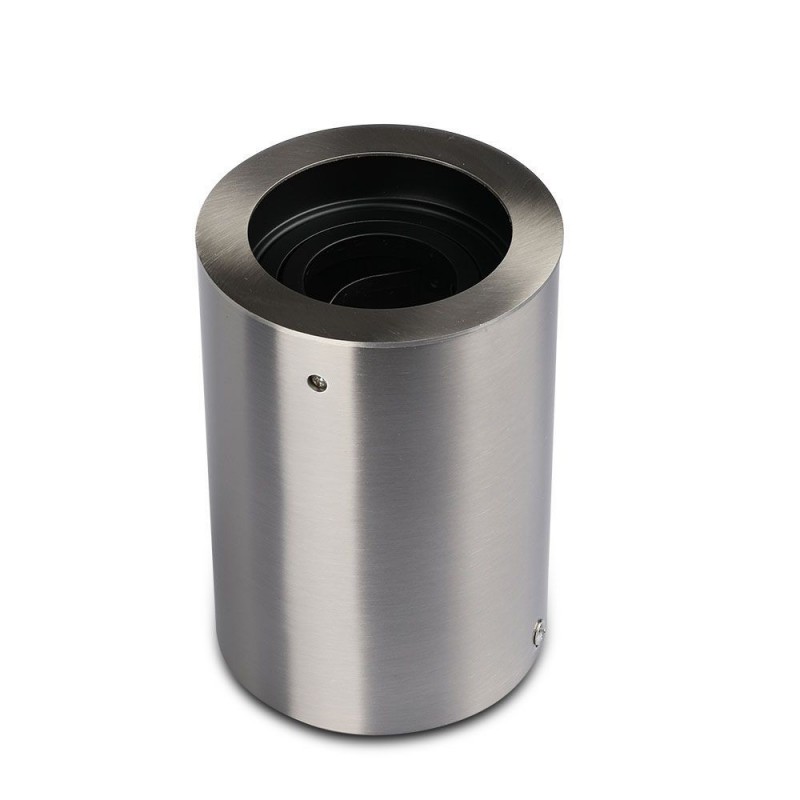 Gu10 Fitting Surface Round Satin Nickle