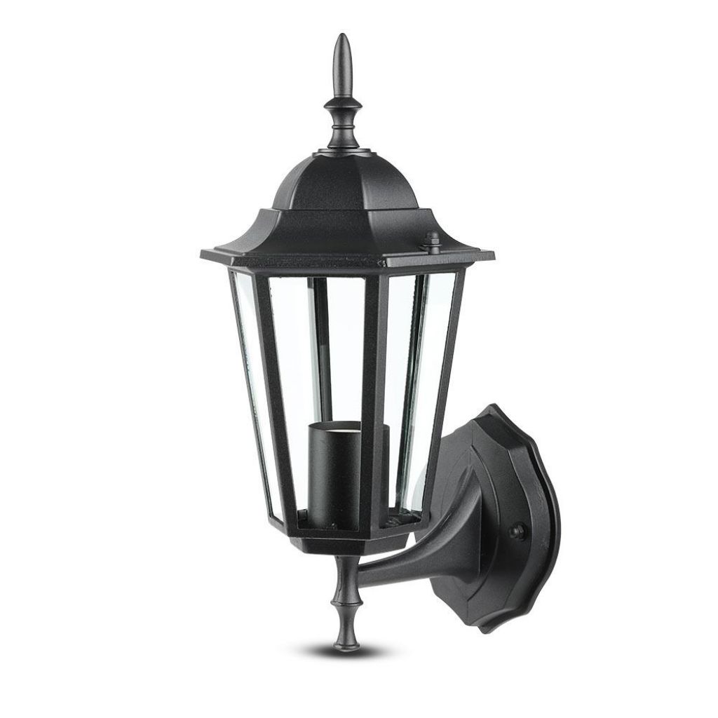 Wall Lamp E27 Matt Black up