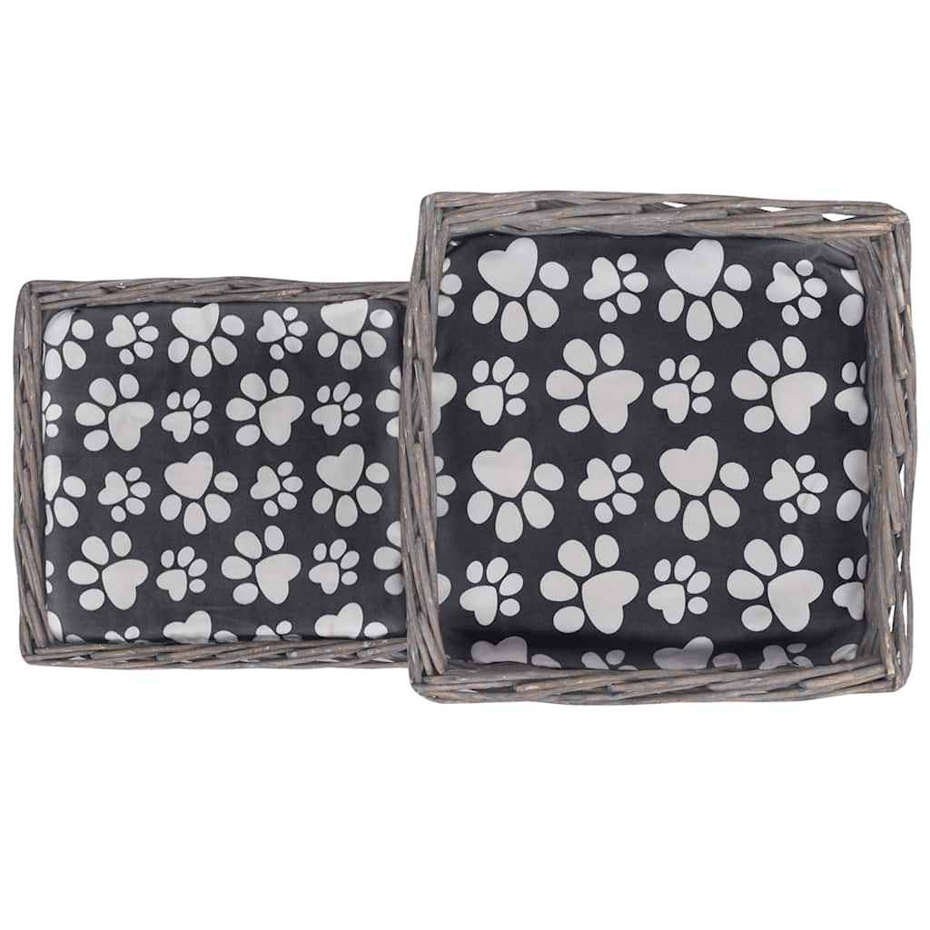 Albero Gatti In Salice Casetta/cuccia/castello/tiragraffi Con Cuscino - Image 3