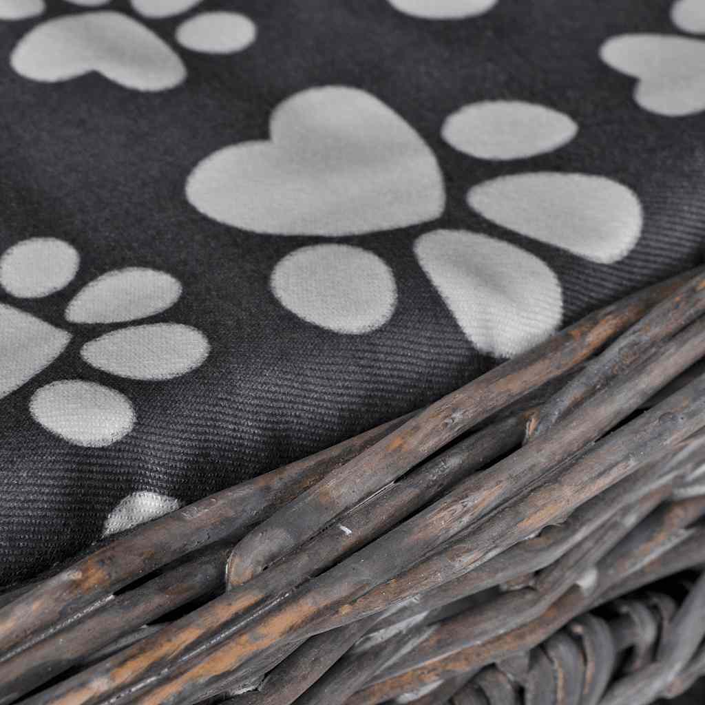 Albero Gatti In Salice Casetta/cuccia/castello/tiragraffi Con Cuscino - Image 5