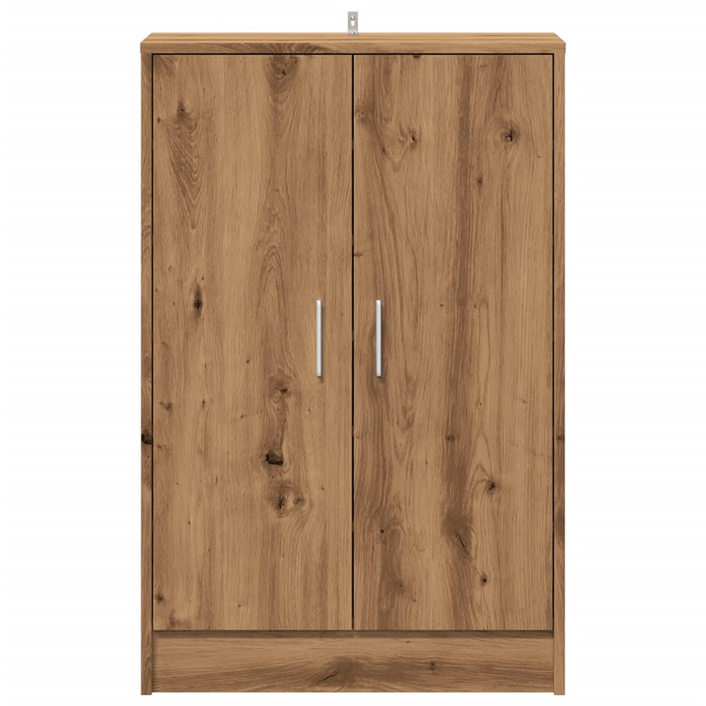 Scarpiera Rovere Artigianale 60x35x92 Cm In Legno Multistrato - Image 4