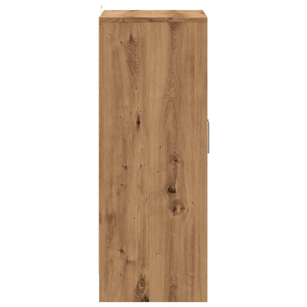 Scarpiera Rovere Artigianale 60x35x92 Cm In Legno Multistrato - Image 5