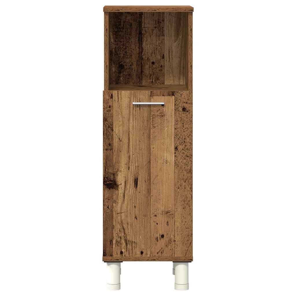 Set Mobili Da Bagno 4 Pz Legno Antico In Legno Multistrato - Image 5