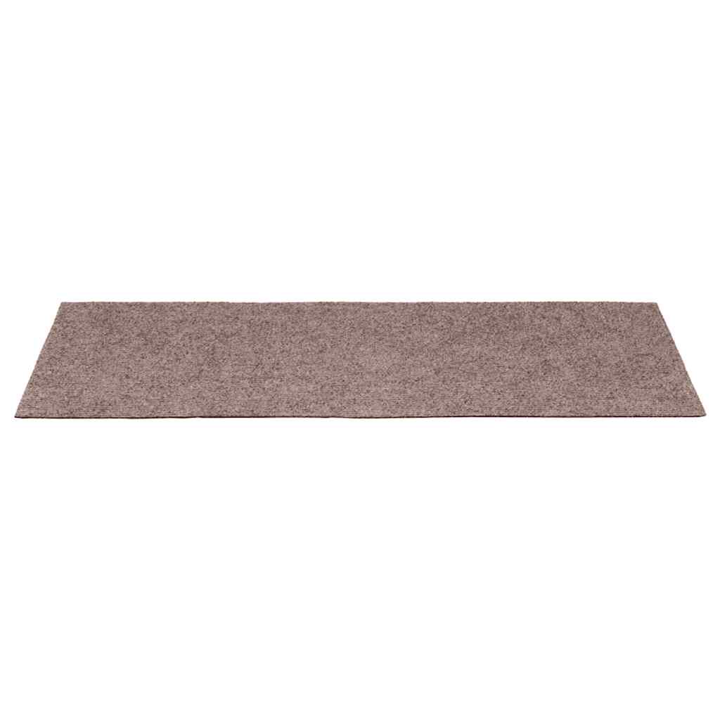 Tappetini Per Scale Autoadesivi 5 Pz 65x21x4 Cm Crema Bordo Rettangolare - Image 4
