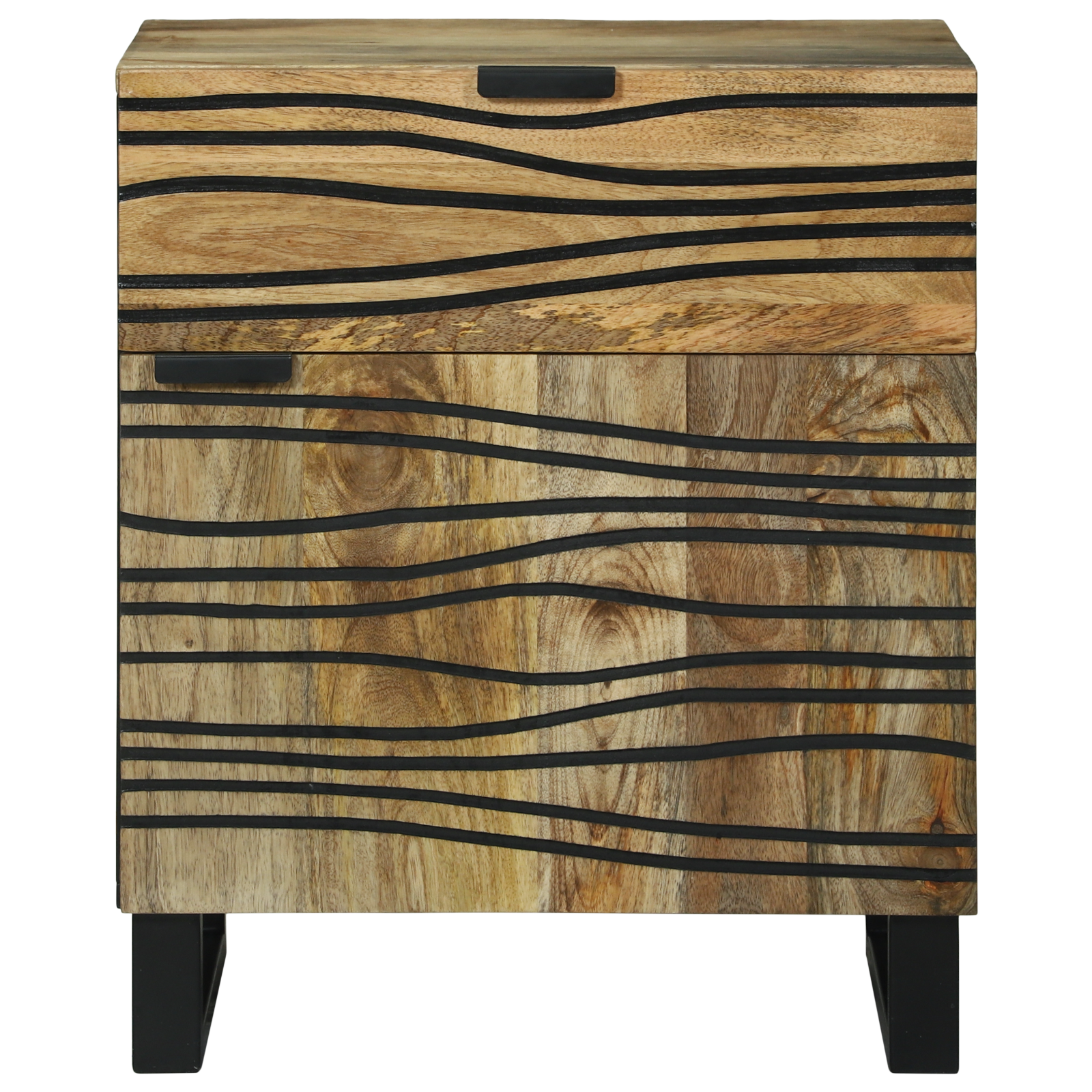 Armadio Da Notte Con Cassetto Marrone 50 X 33 X 60 cm - Image 3