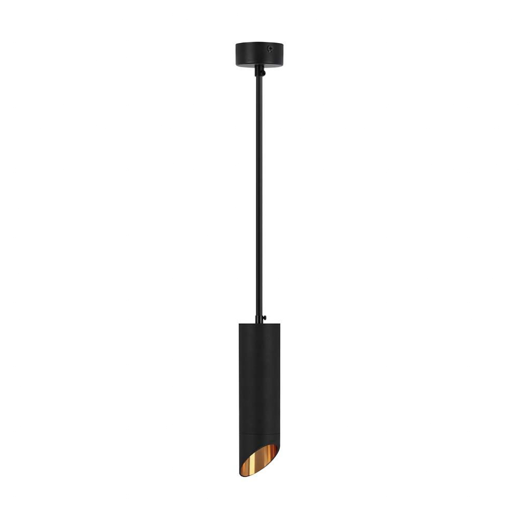 1*gu10 Hanging Pendant Black D:55*300mm