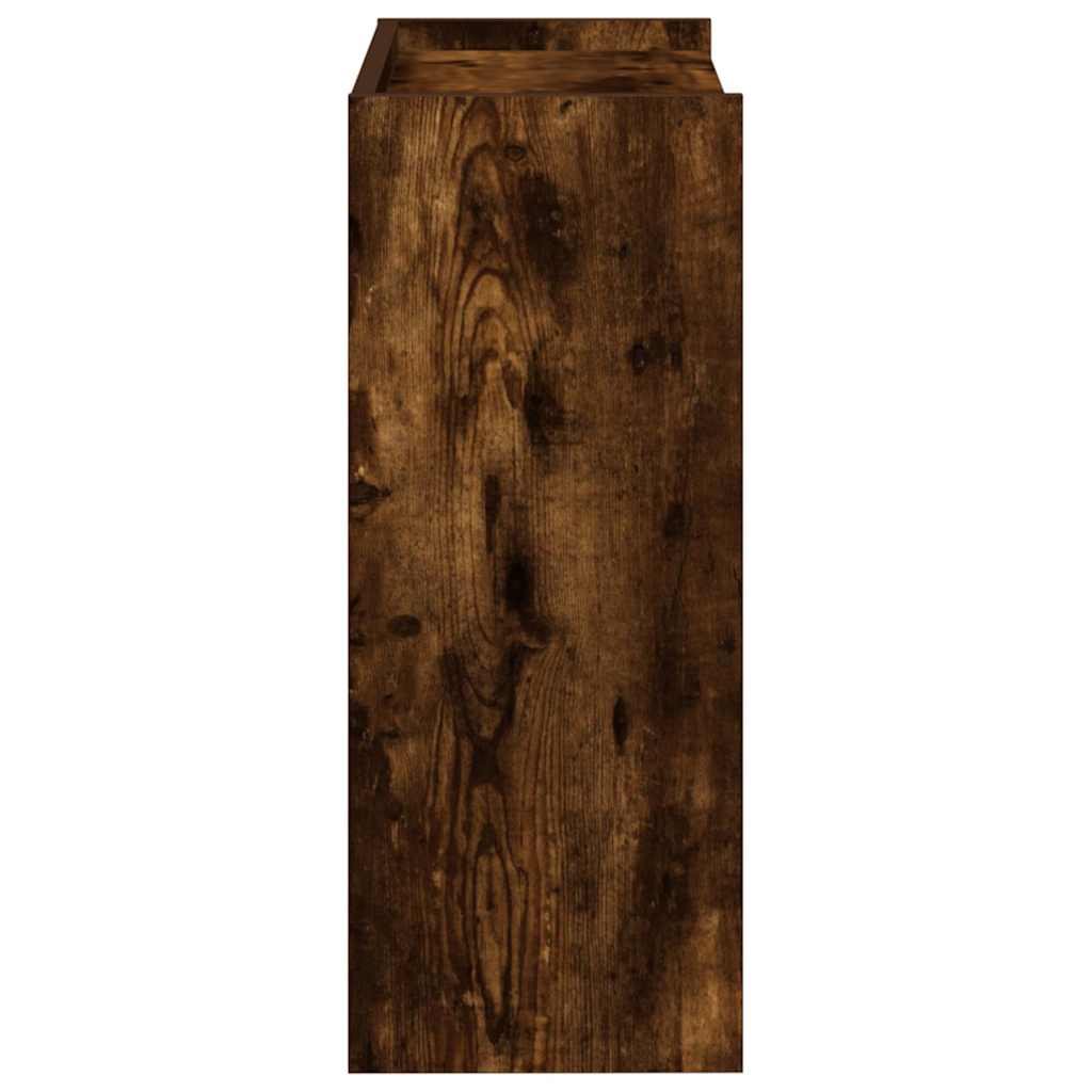 Scarpiera Rovere Fumo 60x25x62 Cm In Legno Multistrato - Image 5