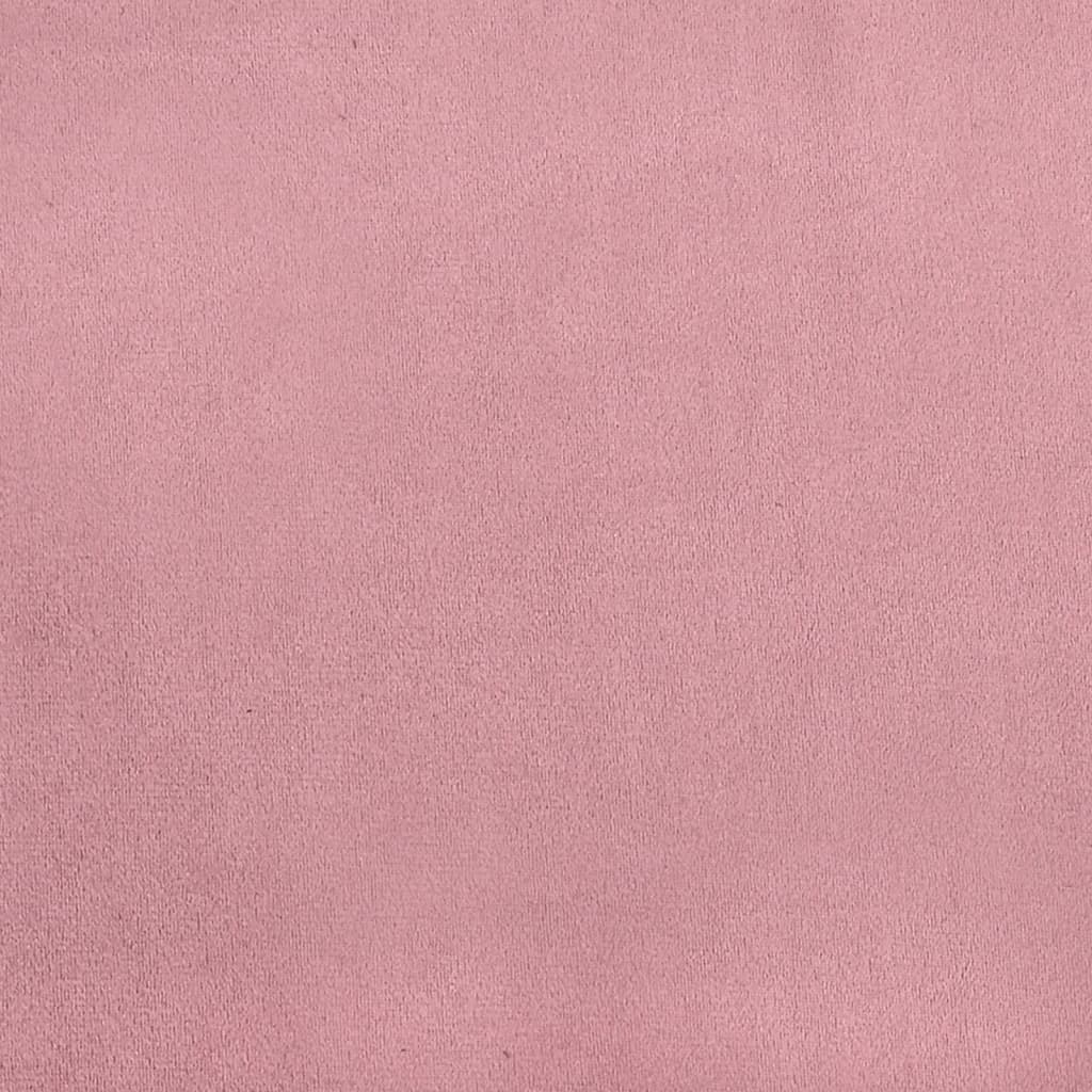 Set Di Divani 2 Pz Rosa In Velluto - Image 6