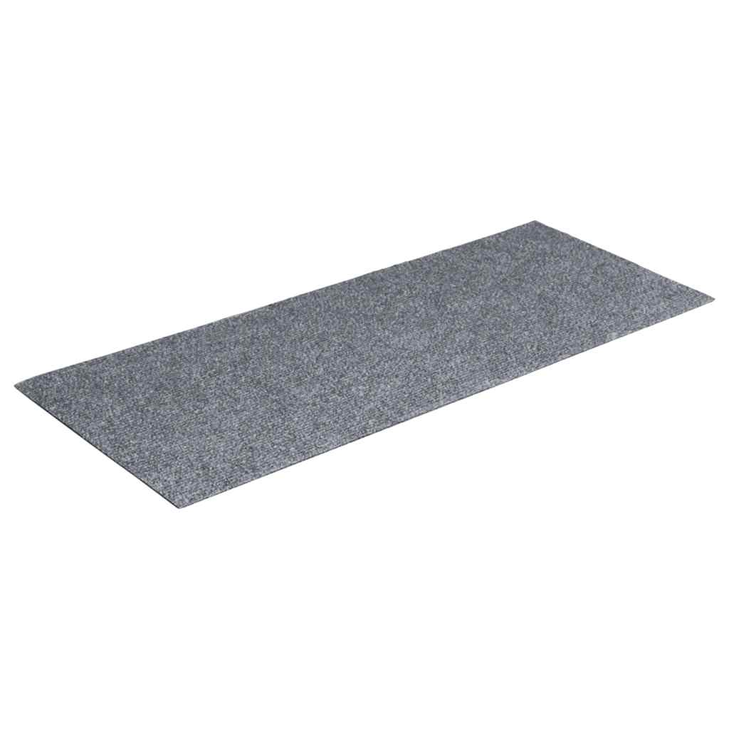 Tappetini Per Scale Autoadesivi 15 Pz 60x25 Cm Grigio Chiaro Rettangolari - Image 3