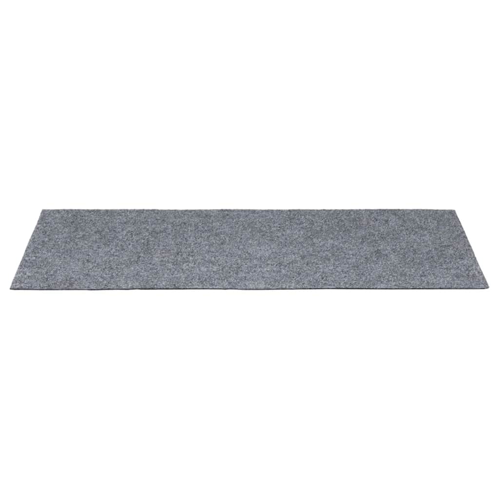 Tappetini Per Scale Autoadesivi 15 Pz 60x25 Cm Grigio Chiaro Rettangolari - Image 4