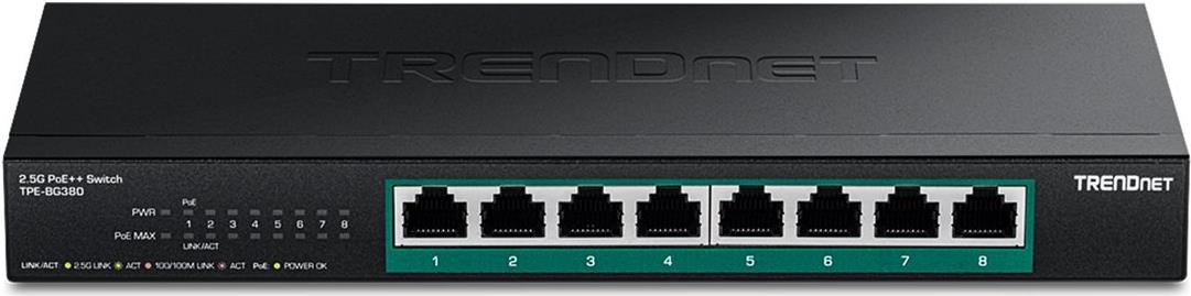Trendnet 8-Port 2.5g Poe++ Switch - Switch - 8-Port (tpE-Bg380)
