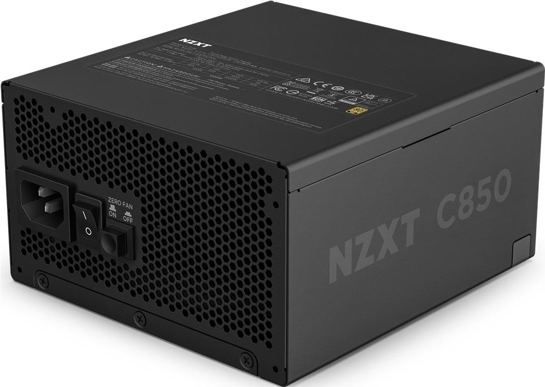 Nzxt C-Series C850 - Netzteil (intern) - Atx12v 3,1 - Eps12v 2,92 - 80 Plus Gold - Wechselstrom 100-240 V - 850 Watt - Aktive Pfc - Europa - Mattschw