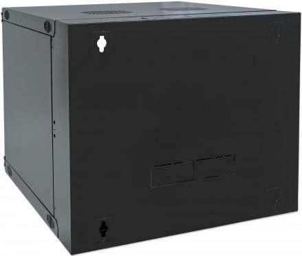 Intellinet Double Section - Wandschrank - Schwarz, Ral 7021 - 9u - 48,3 Cm (19") (713764)