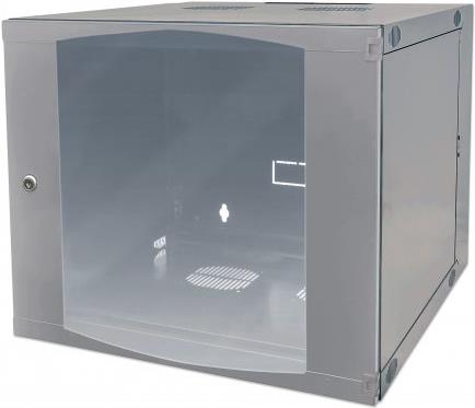 Intellinet Double Section - Wandschrank - Grau, Ral 7035 - 9u - 48,3 Cm (19") (713771)