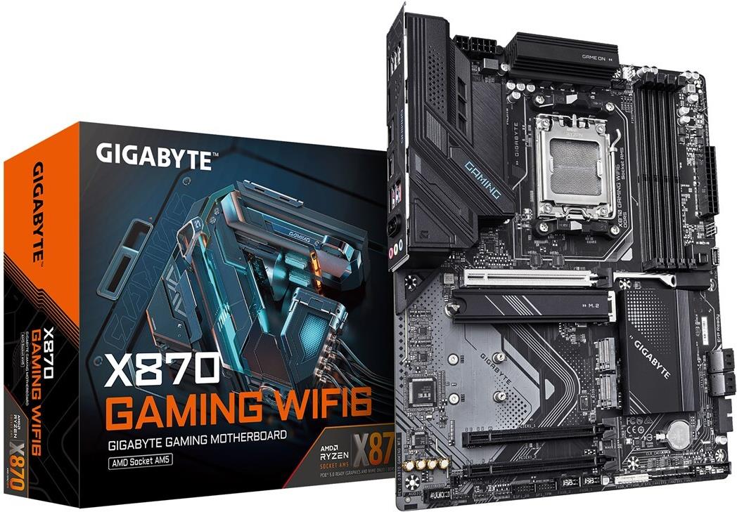 Gigabyte X870 Gaming Wifi6 - Motherboard - Atx - Socket Am5 - Amd X870 Chipsatz - Usb4, Usb 3,2 Gen 2, Usb 3,2 Gen 1, UsB-C 3,2 Gen 2x2 - 2,5 Gigabit