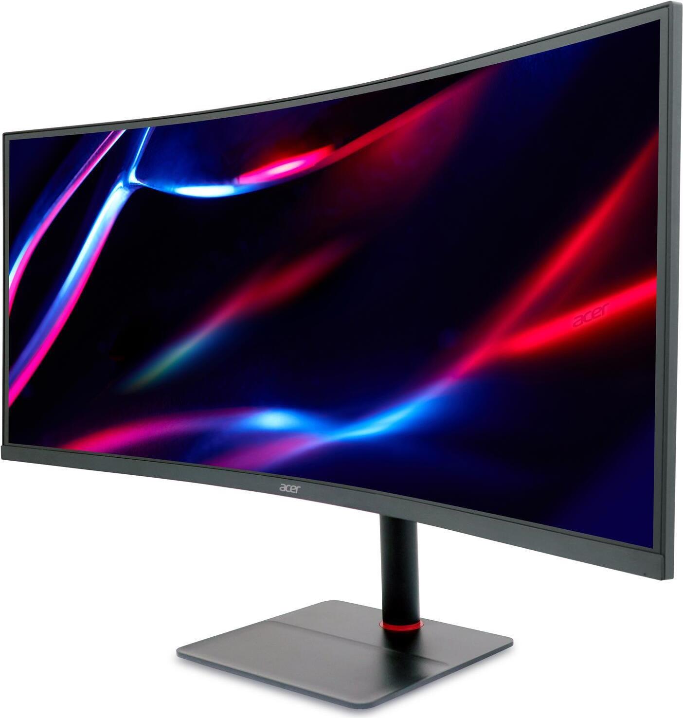 Acer Nitro Xv345curv GaminG-Monitor 86,4 Cm (34 Zoll) - Uwqhd, VA-Panel, Hdmi, Displayport, TypE-C (65w), 0,5ms, 165hz, Amd Freesync, Hdr [energiekla