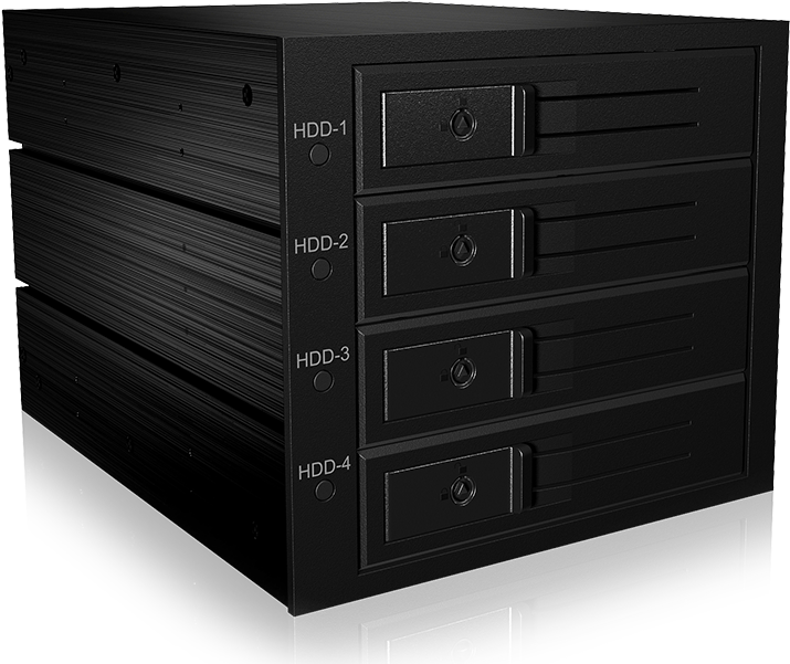 Backplane Sata+sas 4x3.5" -> Mini Sas IB-564saS-12g - HdD-Wechselrahmen - Lüfter (iB-564saS-12g)
