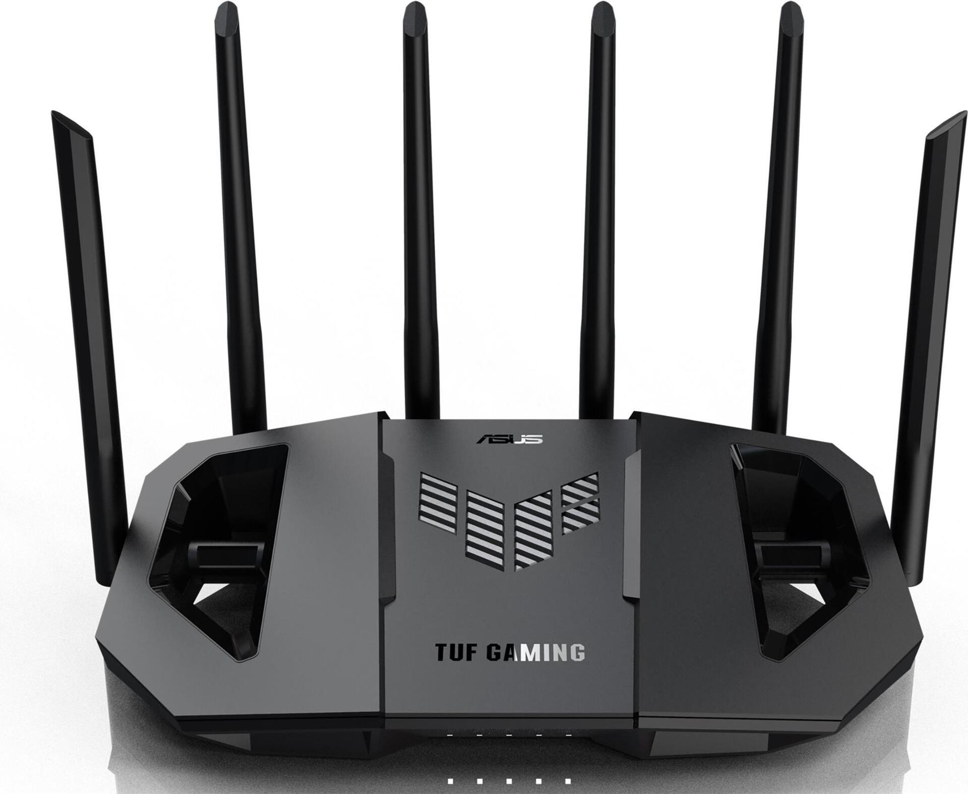 Asus Tuf Gaming Be6500 - Wireless Router 4-PorT-Switch - 1gbe, 2.5gbe - WI-Fi 7 - DuaL-Band (90ig0920-Mo9c00)