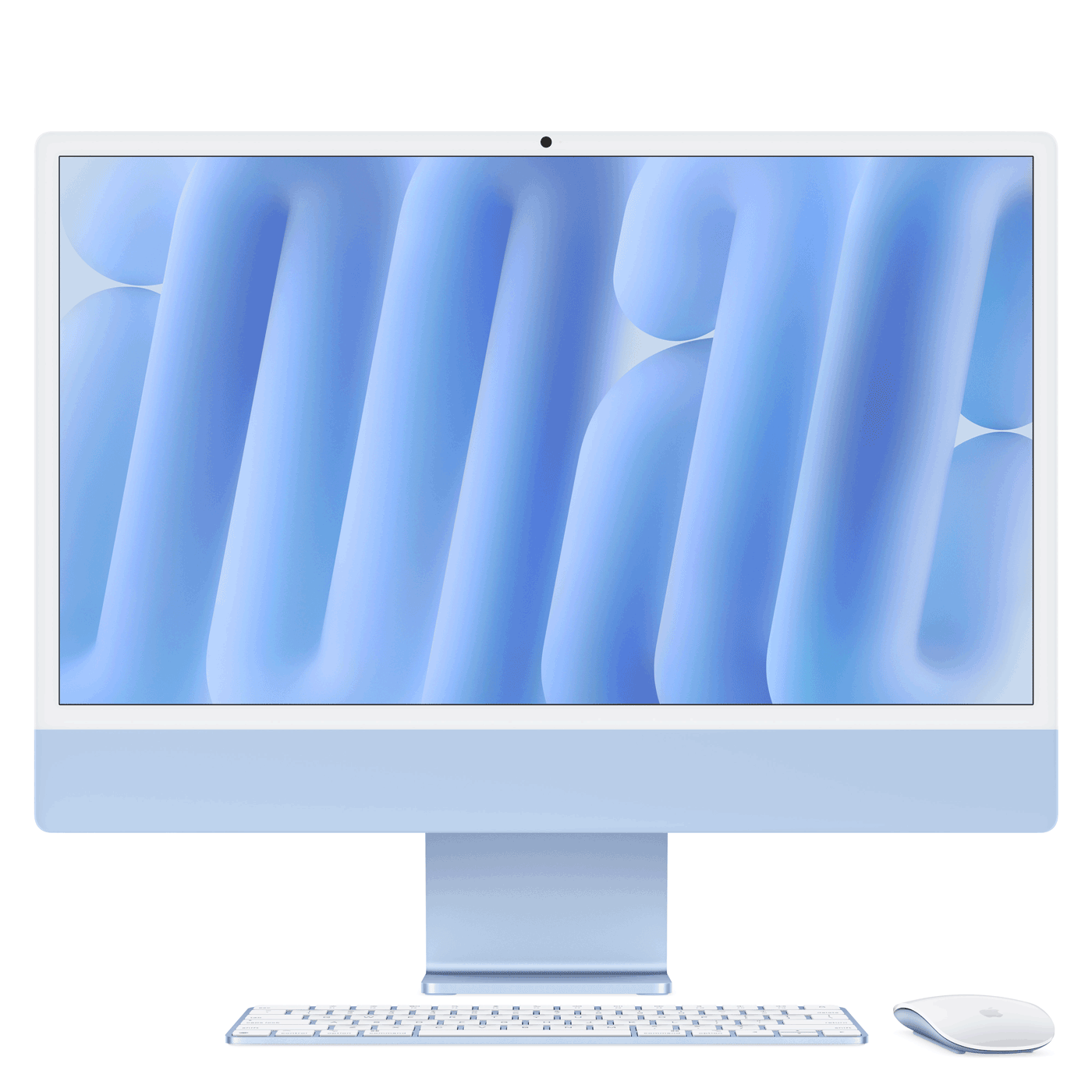Apple 24-Inch Imac With Retina 4.5k Display: M4 Chip With 10-Core Cpu And 10-Core Gpu, 16gb, 256gb Ssd - Blue (mwv13d/a)