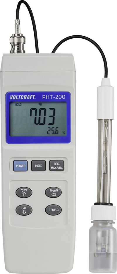 Voltcraft PhT-200 KombI-Messgerät PH-Wert, Redox (orp) (vC-8330290)