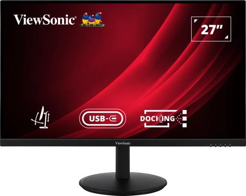 Viewsonic Vg2709U-2k 68,58cm 27zoll Qhd Led 100hz 350cd/m2 5ms Hdmi Dp UsB-C 100w Daisychain 2x2.5w Speakers [energieklasse F] (vg2709U-2k)