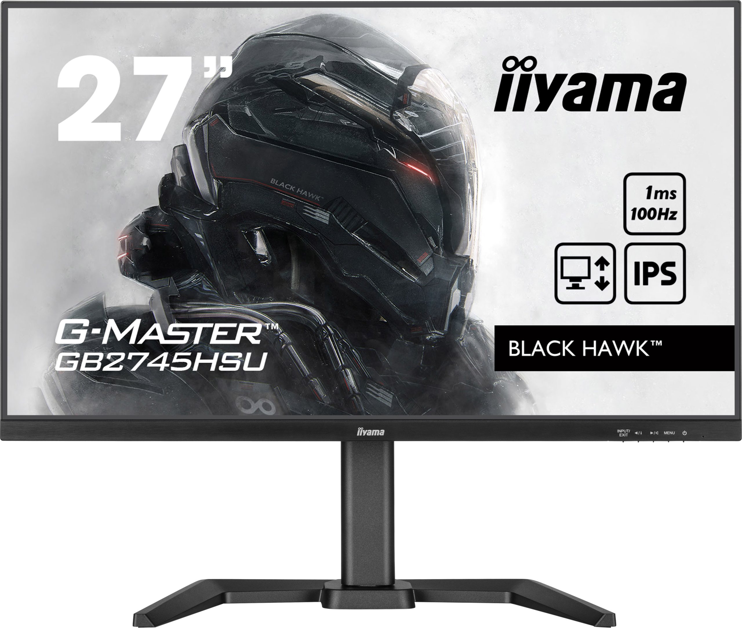 Iiyama Tft 27,0"/68,5cm G-Master Gb2745hsu Black Hawk *schwarz* 16:9 [energieklasse E] (gb2745hsU-B2)