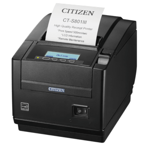 Citizen CT-S801iii, 8 Punkte/mm (203dpi), Cutter, Usb, Schwarz Bondrucker, Thermodirekt, Auflösung: 8 Punkte/mm (203dpi), Medienbreite (max): 58/60/8