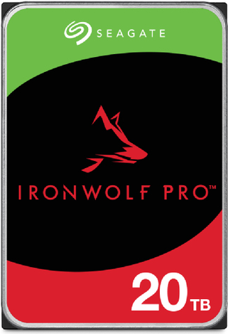 Seagate Ironwolf Pro St20000nt001 - Festplatte - 20tb - Intern - 3.5" (8,9 Cm) - Sata 6gb/s - 7200 U/min - Puffer: 256mb - Mit 3 Jahre Seagate Rescue
