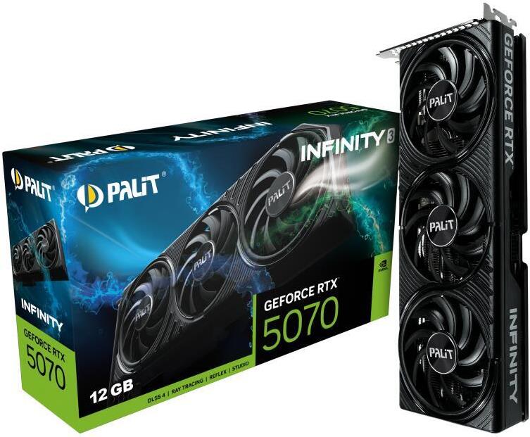 Palit Rtx 5070 Infinity 3 12gb Gddr7 (ne75070019k9-Gb2050s)