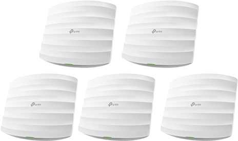 TP-Link Eap245(5-Pack) - 1750 Mbit/s - 450 Mbit/s - 1300 Mbit/s - 10,100,1000 Mbit/s - 2.4 - 5 Ghz - Ieee 802.11a,ieee 802.11ac,ieee 802.11b,ieee 802