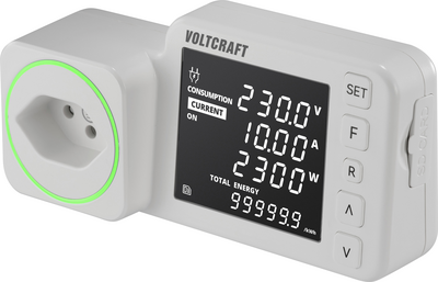 Voltcraft Sem5000 Ch Dual EnergiekosteN-Messgerät Kostenprognose Alarmfunktion Stromtarif (vC-16107435)
