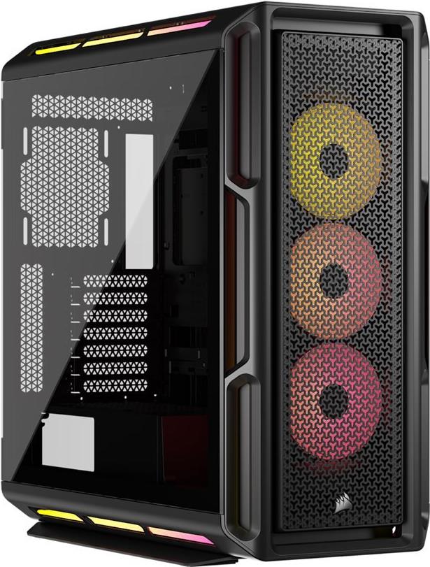 Corsair Icue Link 5000t Lx Rgb - Mid Tower Gaming - E-Atx - Seitenteil Mit Fenster (gehärtetes Glas) (cC-9011298-Ww)