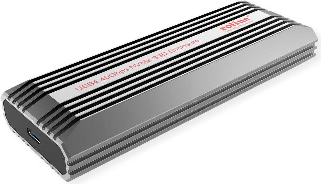Roline Usb4 Typ C Ext.gehäuse M.2 Nvme Ssd 40gbit/s (16.01.4149)