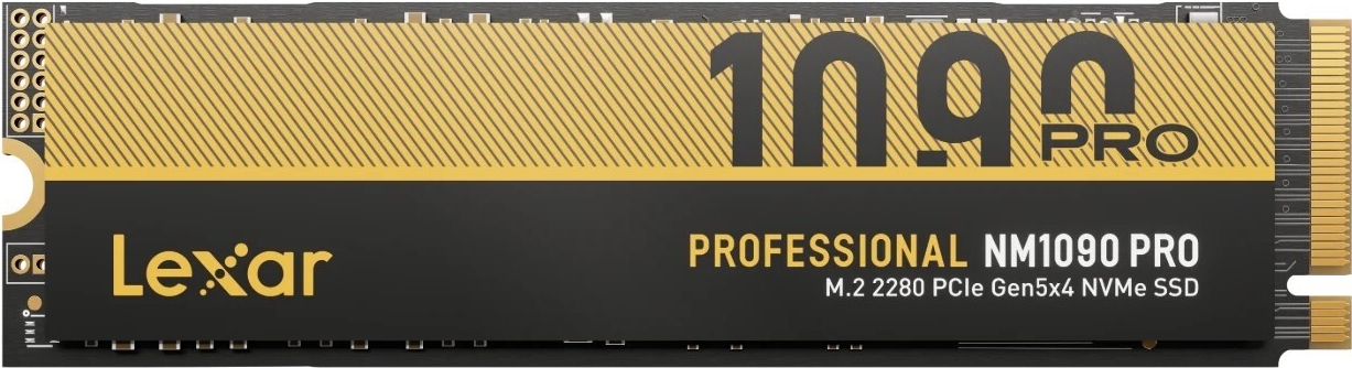 Lexar Ssd 1tb Nm1090 Pro M.2 2280 Nvme Pcie 5.0 Intern Retail (lnm109p001T-Rnnng)