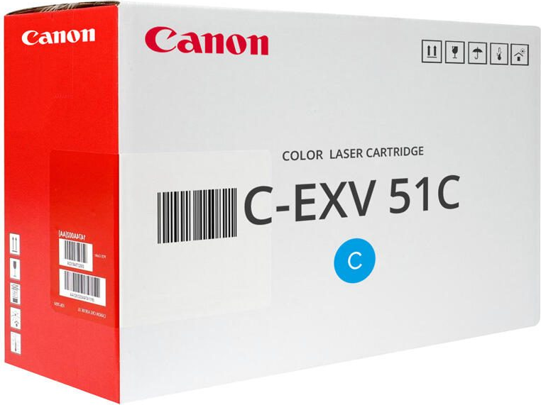 Canon Toner C-Exv 51 - Cyan - Kapazität: 60.000 Seiten (0482c002)