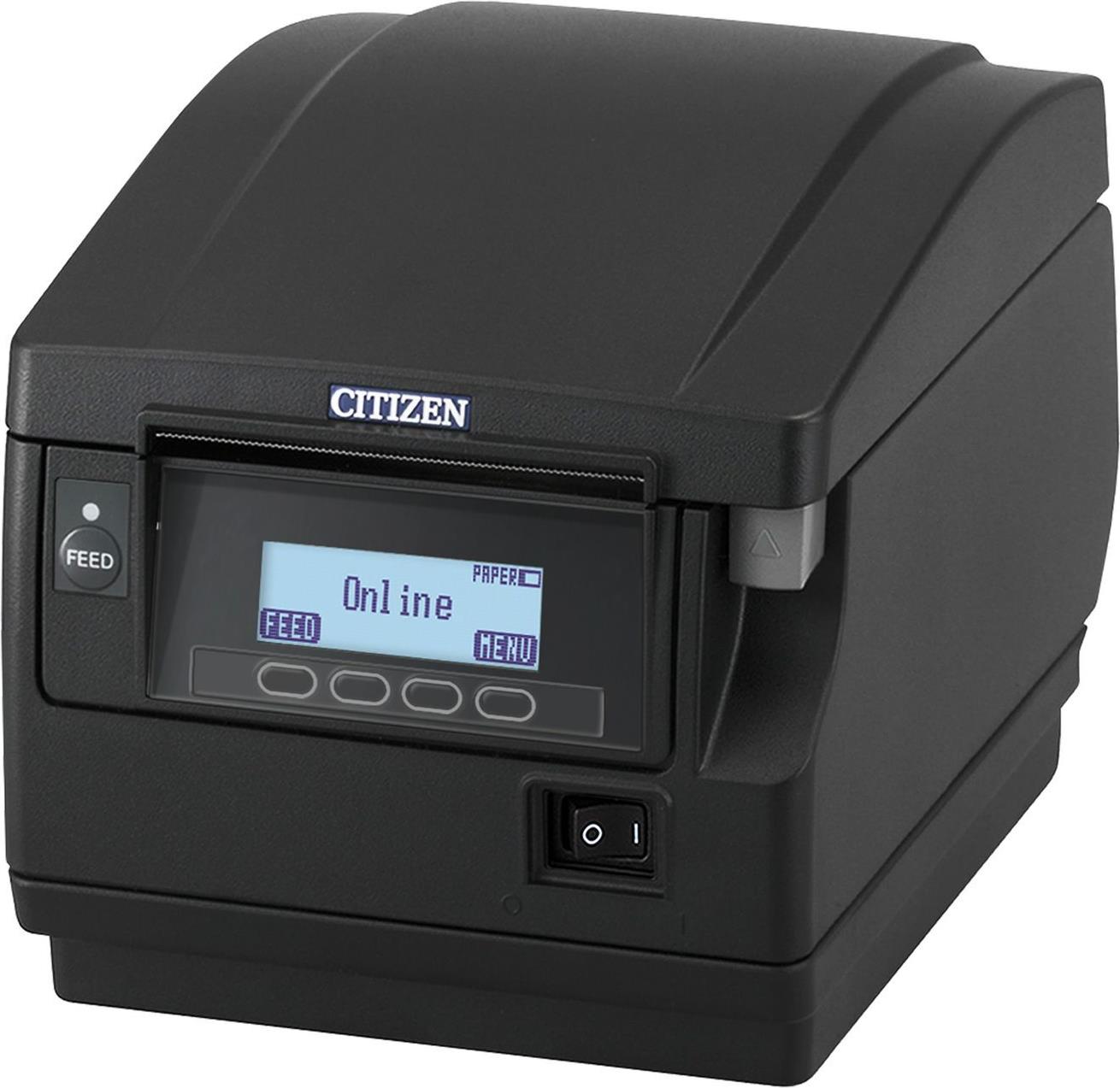 Citizen CT-S851iii, 8 Punkte/mm (203dpi), Usb, Schwarz Bondrucker, Frontausgabe, Thermodirekt, Auflösung: 8 Punkte/mm (203 Dpi), Medienbreite (max):