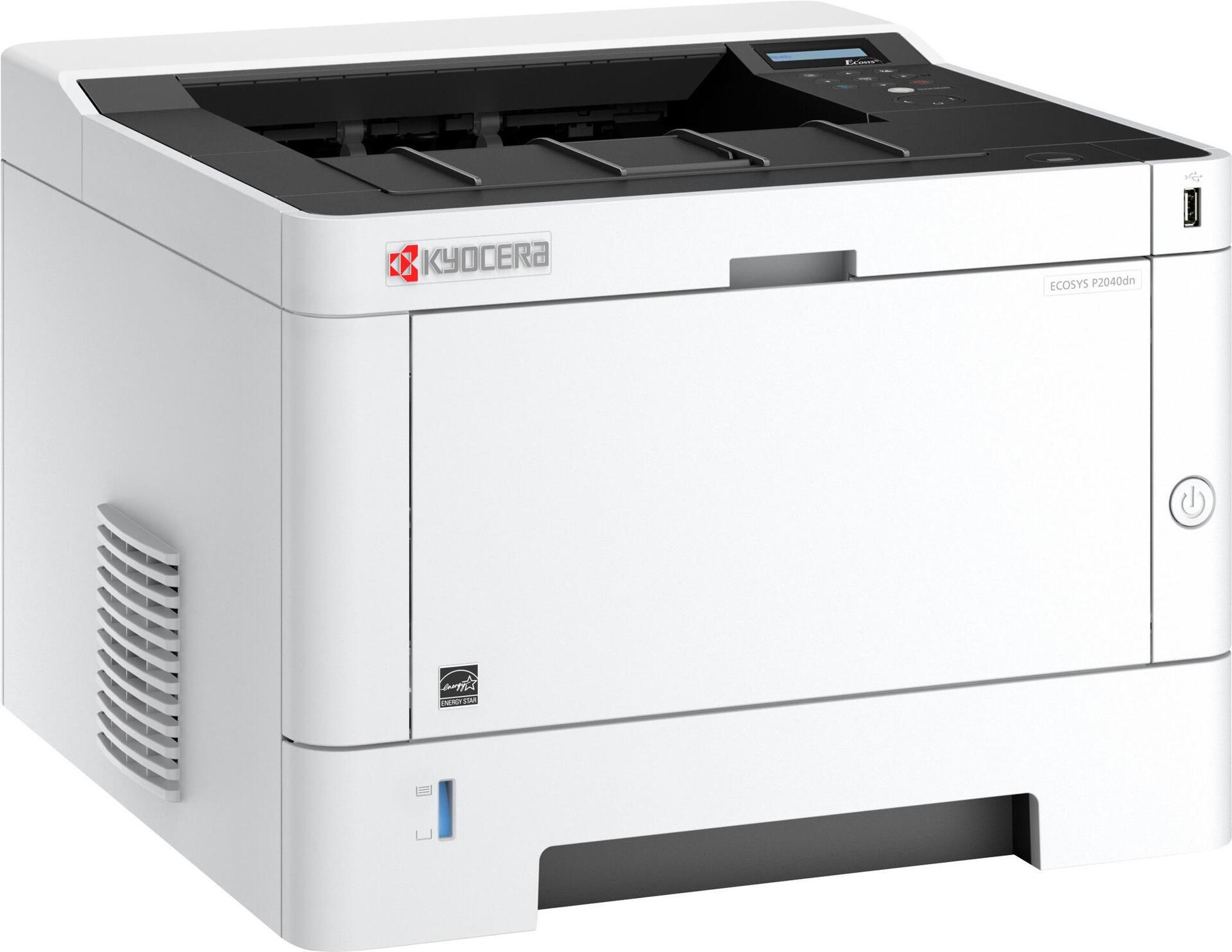 Kyocera Ecosys P2040dn - Drucker - Monochrom - Duplex - Laser - A4/legal - 1200 Dpi - Bis Zu 40 Seiten/min. - Kapazität: 350 Blätter - Usb 2.0, Gigab