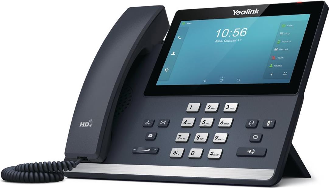 Yealink T67lte - VoiP-Telefon - Mit BluetootH-Schnittstelle Mit Rufnummernanzeige/anklopffunktion - Ieee 802,11a/b/g/n/ac (wI-Fi) - Sechsweg Anruffun