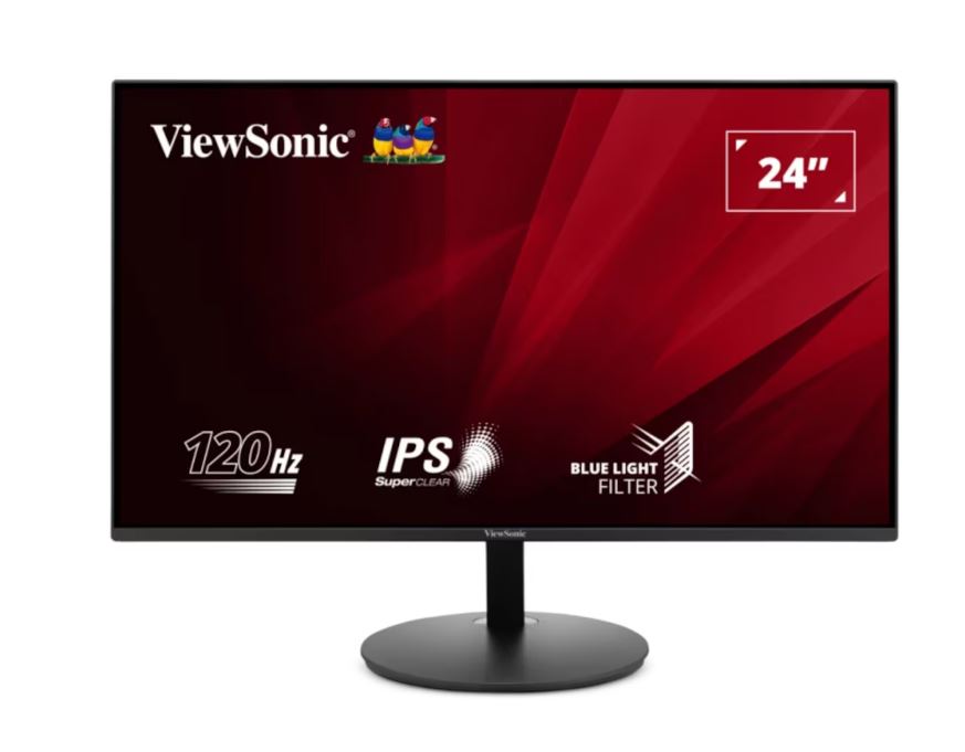 Viewsonic Va24e1h Office Monitor - 24" (61 Cm) - IpS-Panel, 120hz Hdmi, VgA-Eingänge, Full Hd 1080p [energieklasse D] (va24e1h)