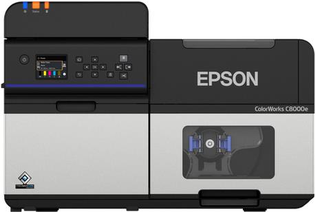 Epson Colorworks C8000e (bk) - Etikettendrucker - Farbe - Tintenstrahl - Rolle (11,2 Cm) - 600 X 1200 Dpi - Gigabit Lan, Usb 3,0, Seriell (c31cl02102